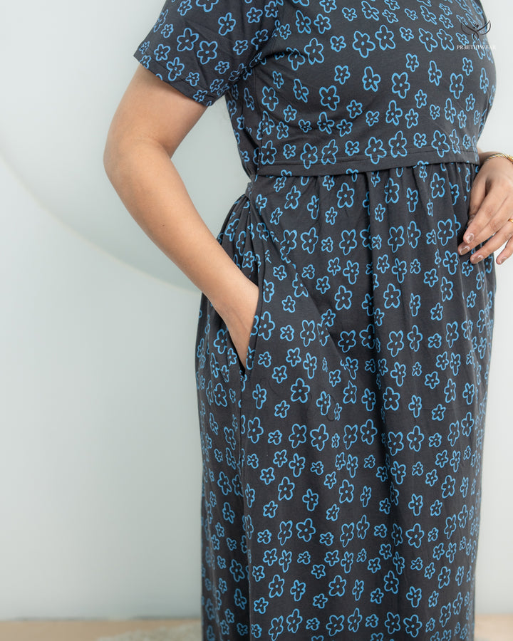 Asmi1  Soft Cotton Full Length Maternity Loungewear