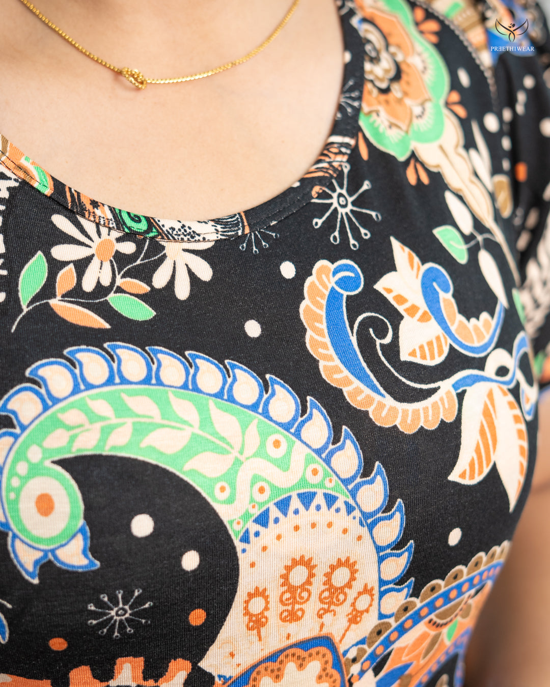 Usha5  SoftCotton Full Length Maternity Loungewear