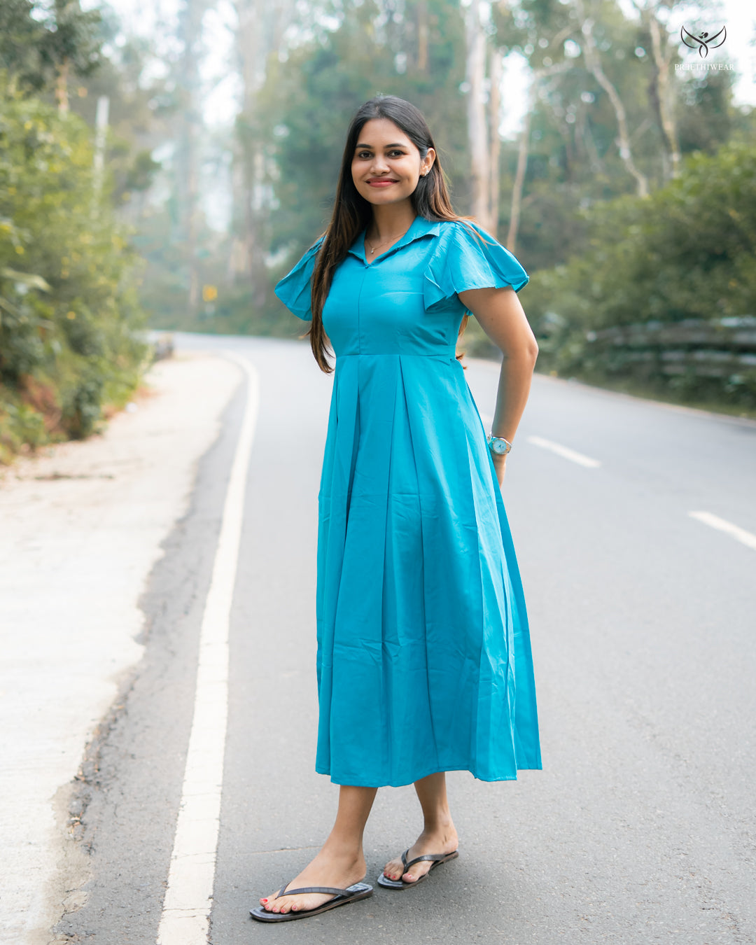 Jiyana  Maternity Dress  with center Zip