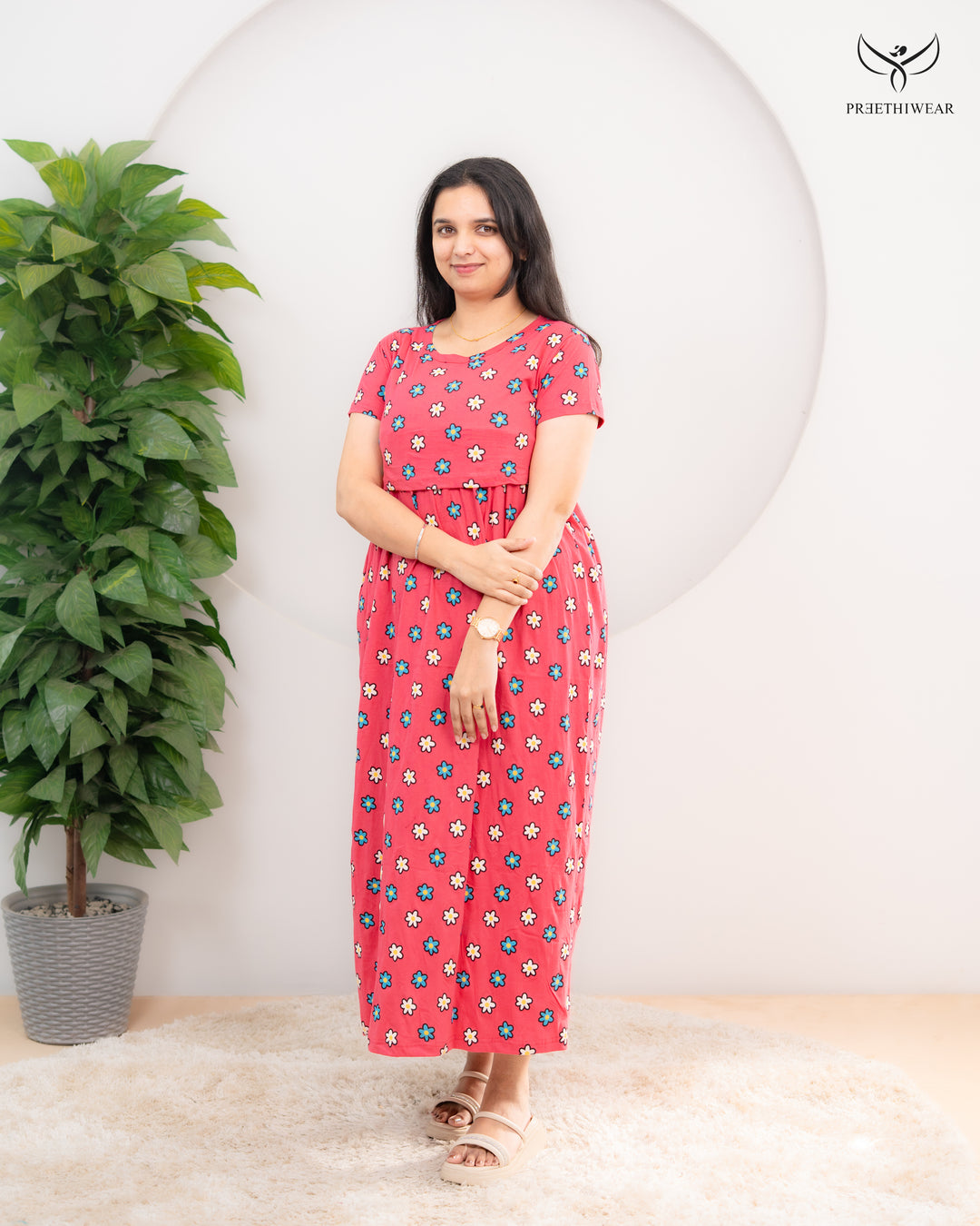Sachi Soft Cotton Full Length Maternity Loungewear