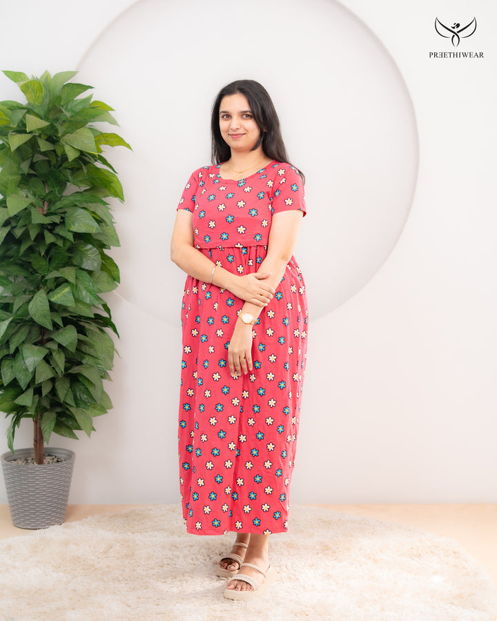 Sachi Soft Cotton Full Length Maternity Loungewear