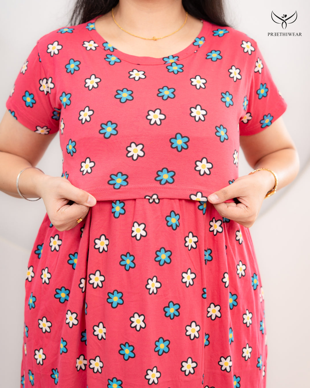Sachi Soft Cotton Full Length Maternity Loungewear