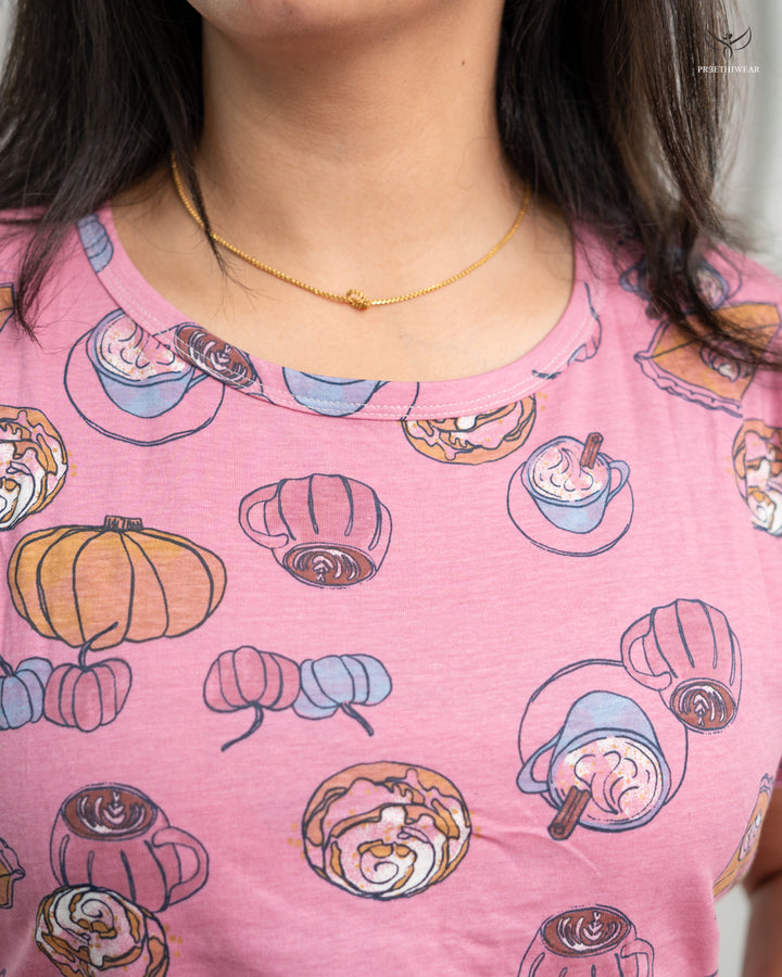 Kalyani2  SoftCotton Full Length Maternity Loungewear