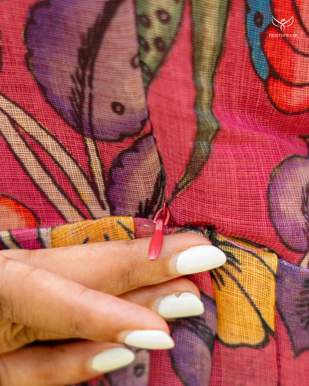 Fathima Kalamkari  Maternity Dress