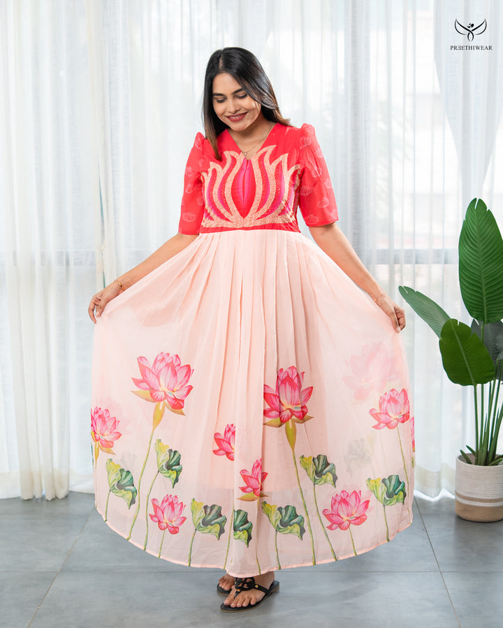 Besliya  Maternity Dress with center Zip