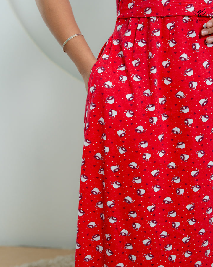 Jyoshna1  Soft Cotton Full Length Maternity Loungewear