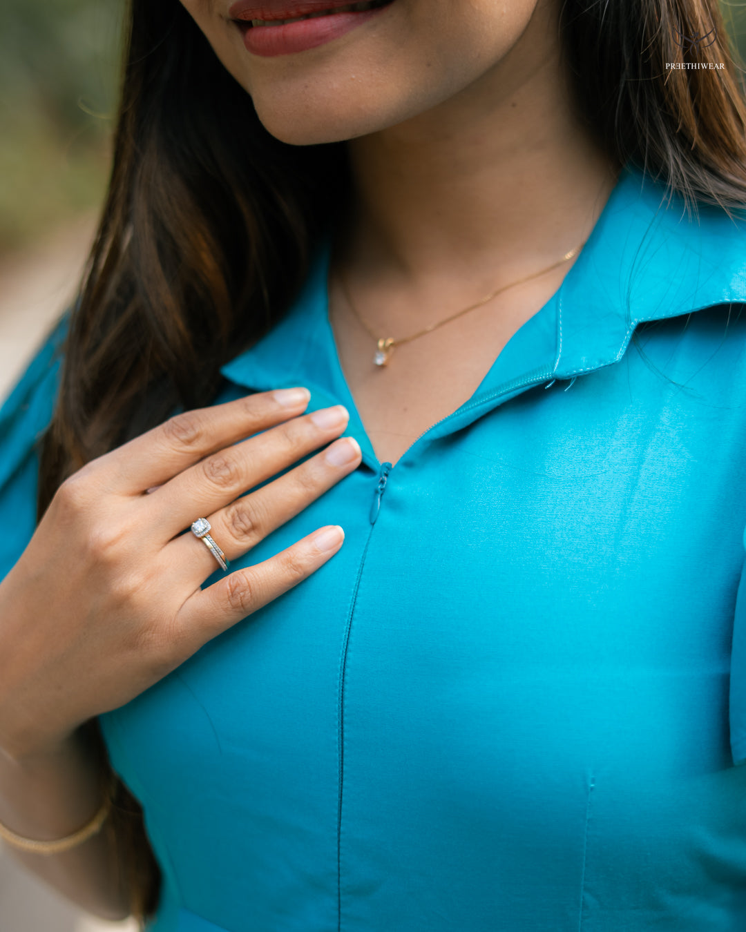 Jiyana  Maternity Dress  with center Zip