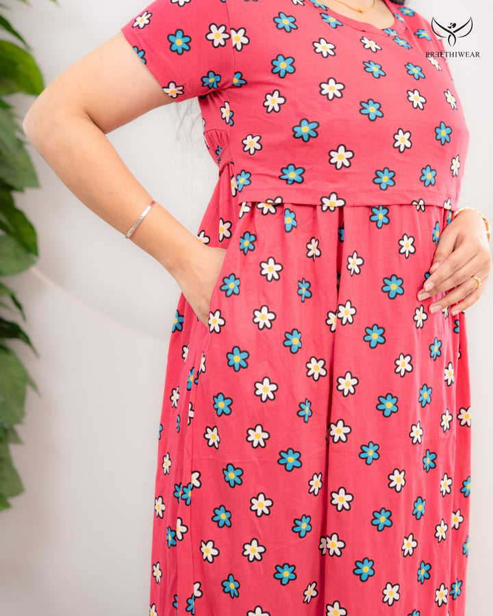 Sachi Soft Cotton Full Length Maternity Loungewear