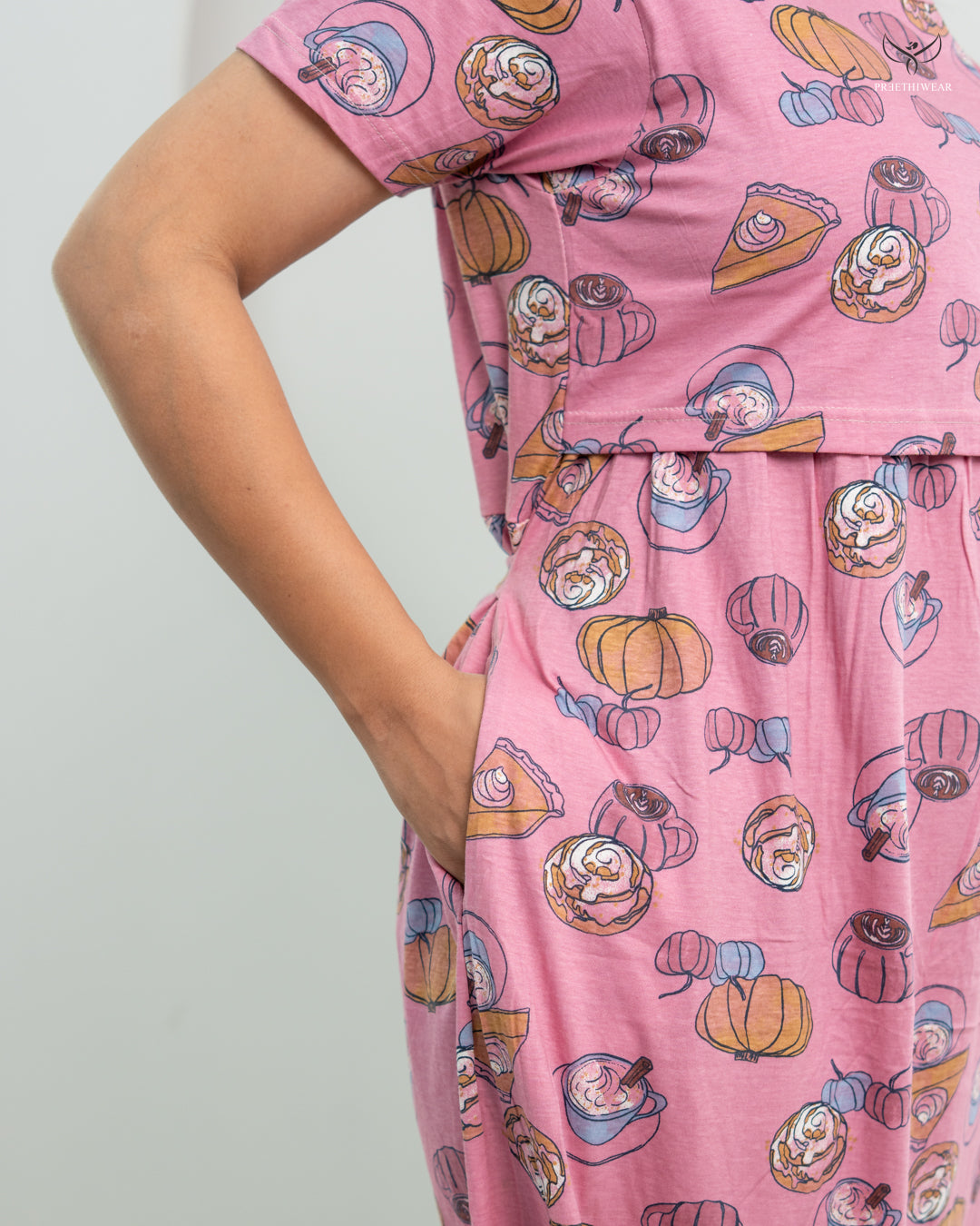 Kalyani2  SoftCotton Full Length Maternity Loungewear