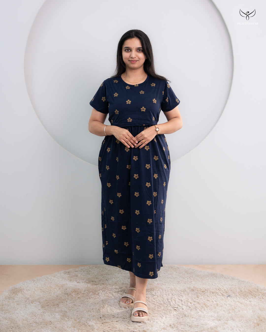 Alzyna SoftCotton Full Length Maternity Loungewear