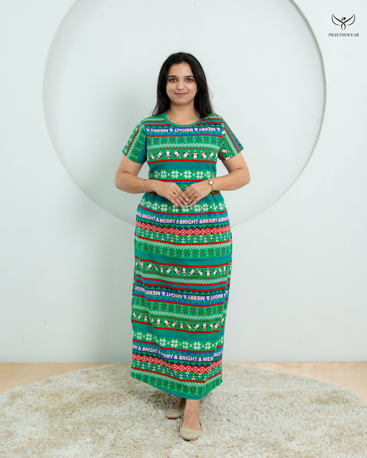 Sushmi  Soft Cotton Full Length Maternity Loungewear