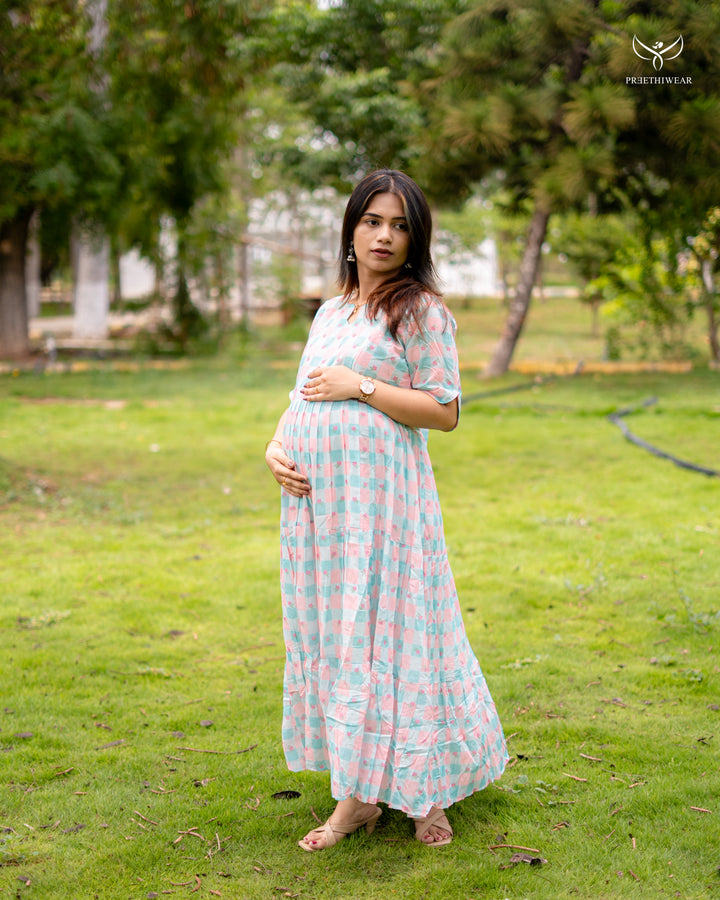 Jeevitha2 Maternity Dress
