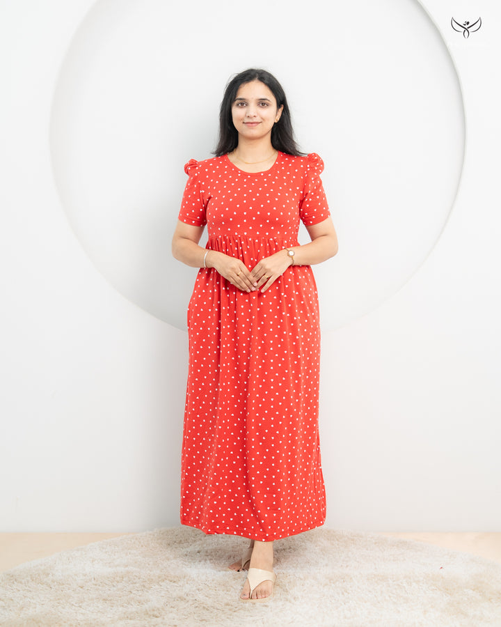 Thejal SoftCotton Full Length  Maxi Loungewear