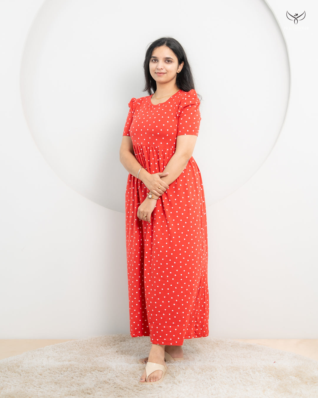 Thejal SoftCotton Full Length  Maxi Loungewear
