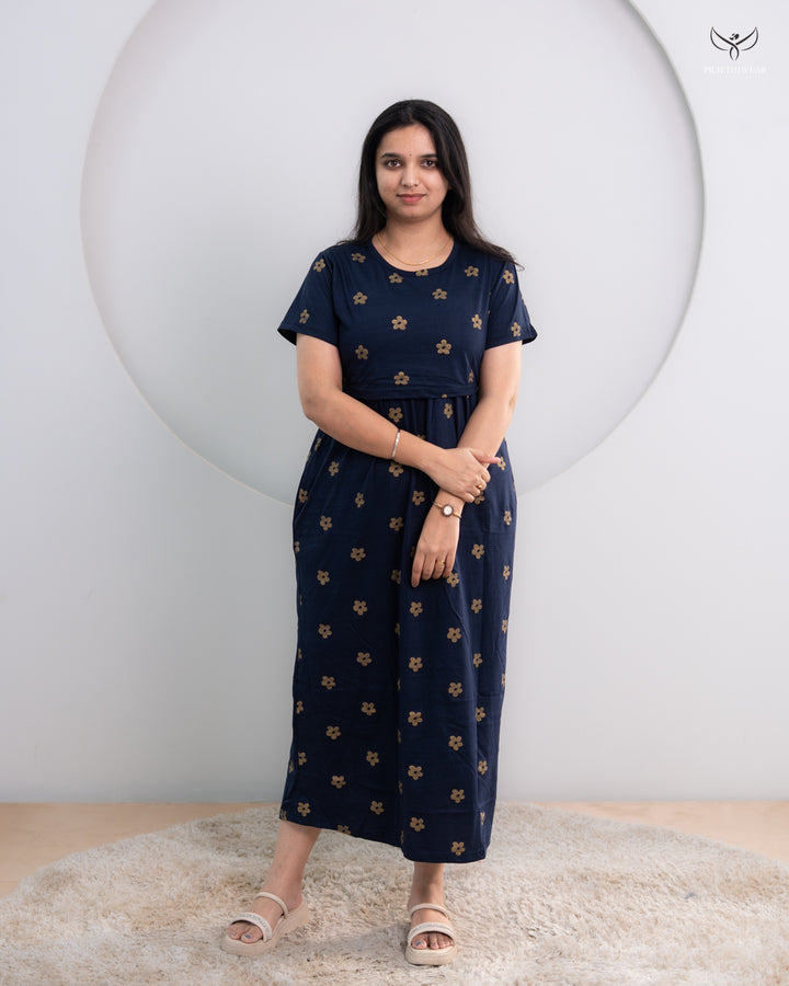 Alzyna SoftCotton Full Length Maternity Loungewear