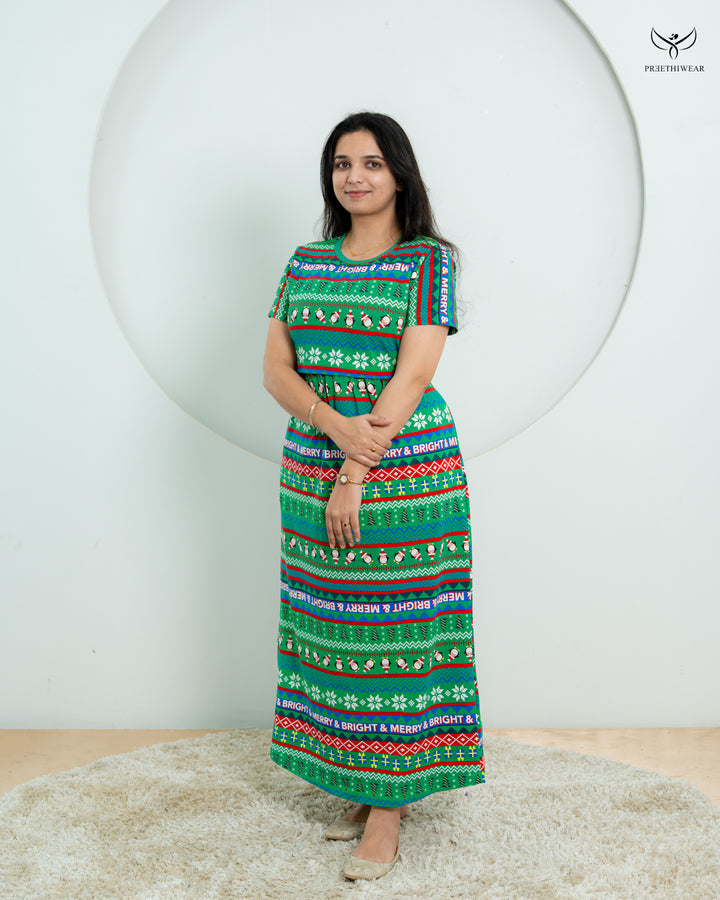 Sushmi  Soft Cotton Full Length Maternity Loungewear