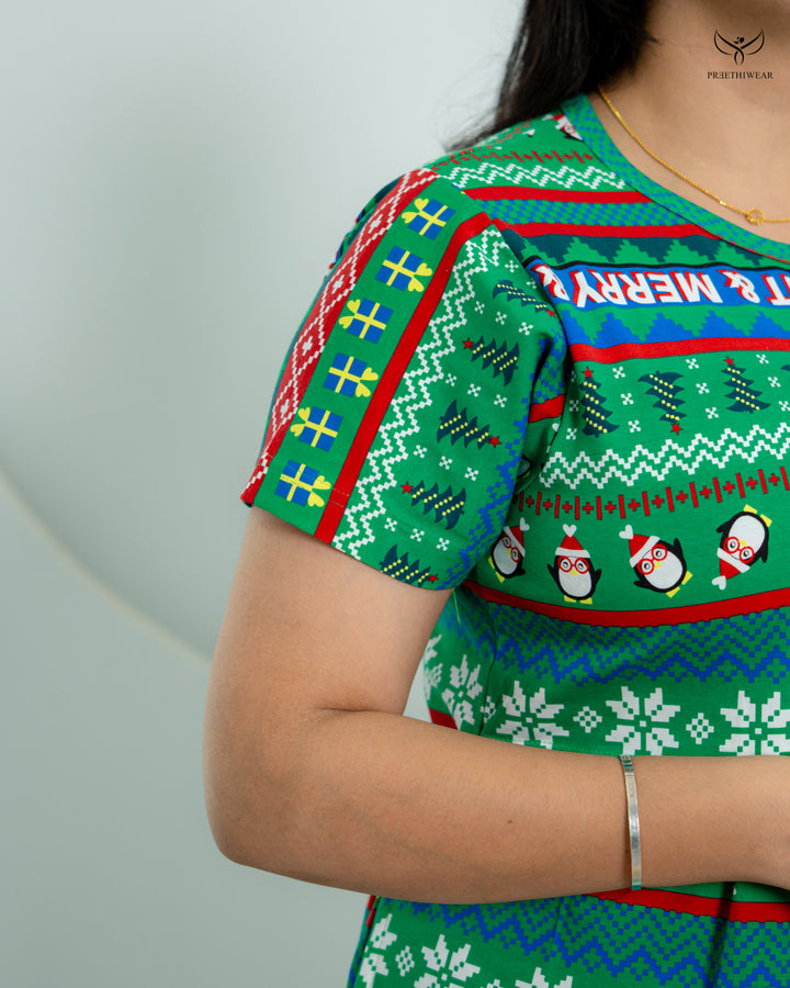 Sushmi  Soft Cotton Full Length Maternity Loungewear