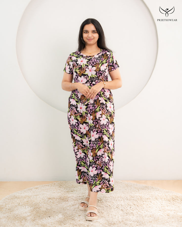 Raksha SoftCotton Full Length Maternity Loungewear