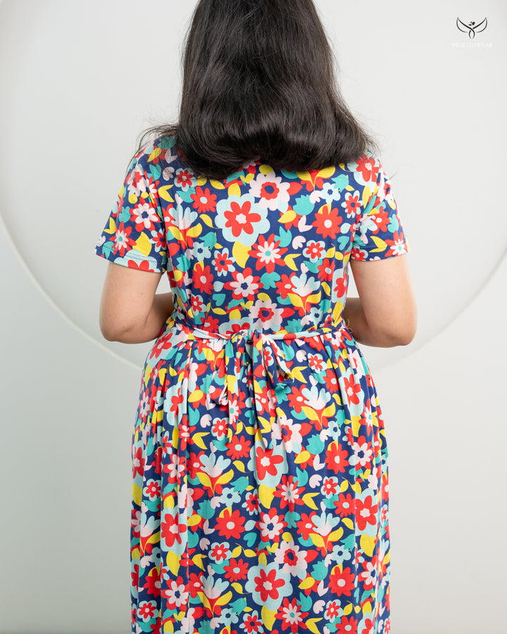 Damini4  SoftCotton Full Length Maternity Loungewear