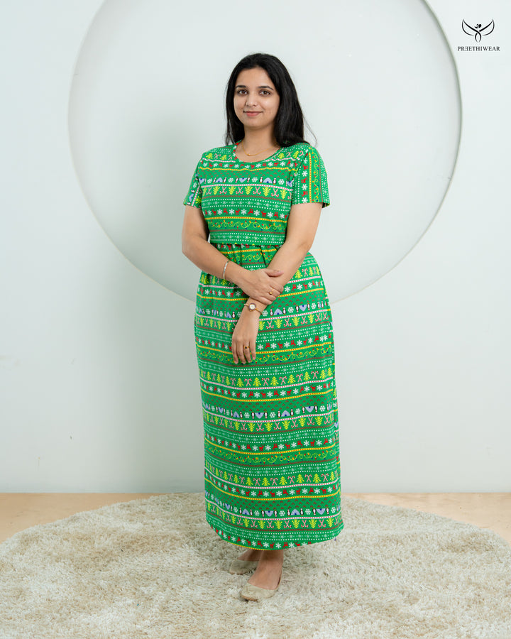 Gopeeka Soft Cotton Full Length Maternity Loungewear