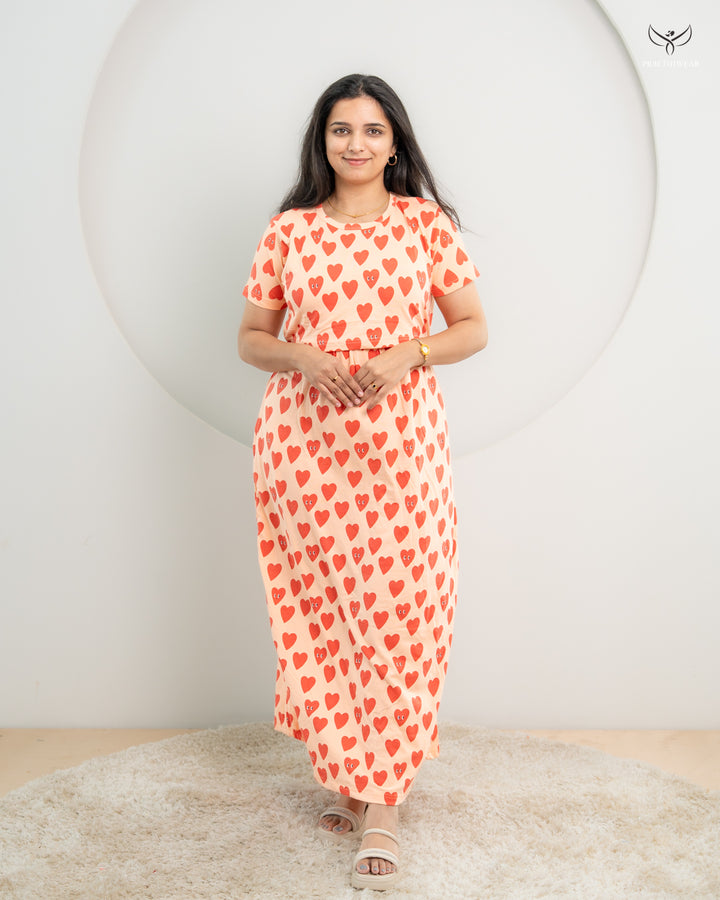 Rishna SoftCotton Full Length Maternity Loungewear
