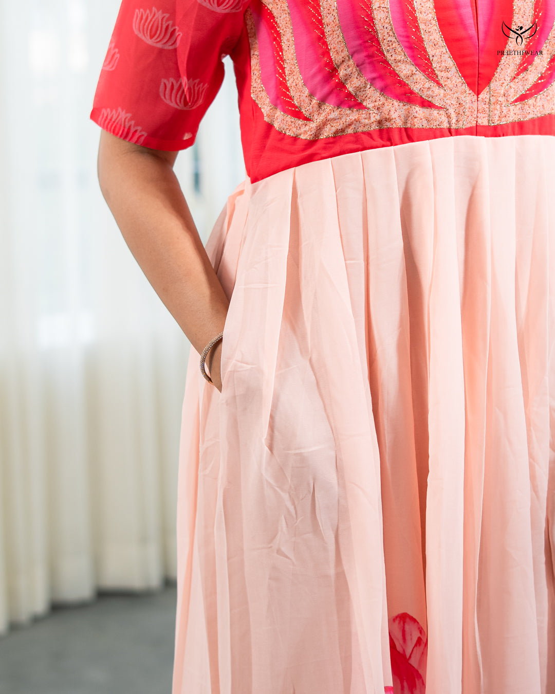 Besliya  Maternity Dress with center Zip