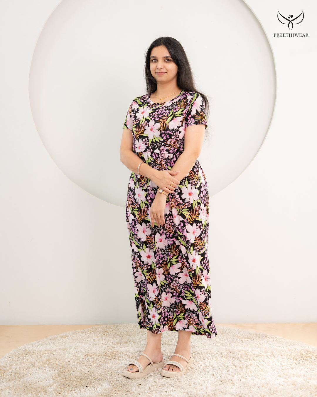 Raksha SoftCotton Full Length Maternity Loungewear