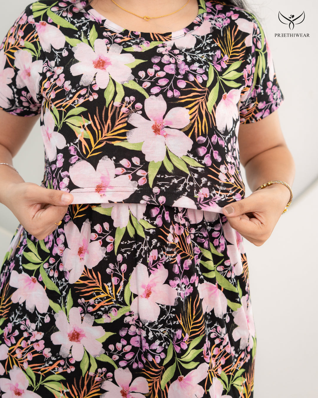 Raksha SoftCotton Full Length Maternity Loungewear