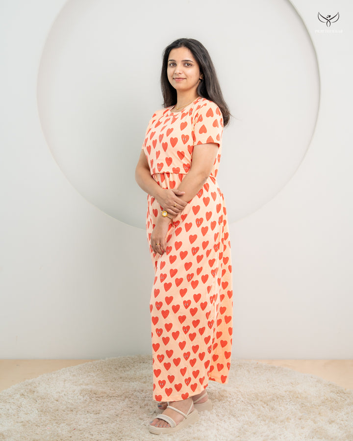 Rishna SoftCotton Full Length Maternity Loungewear