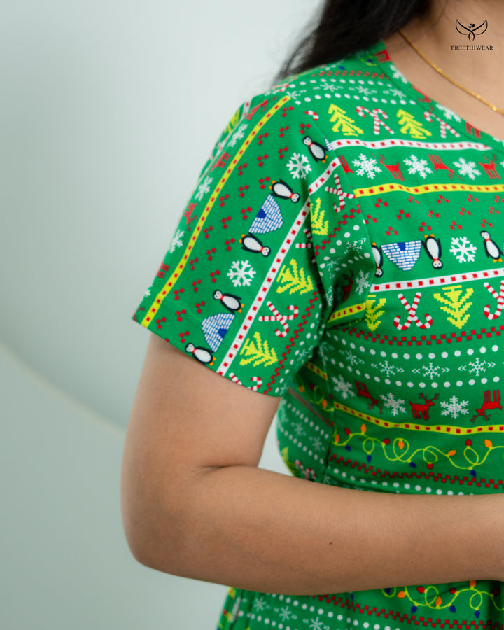 Gopeeka Soft Cotton Full Length Maternity Loungewear