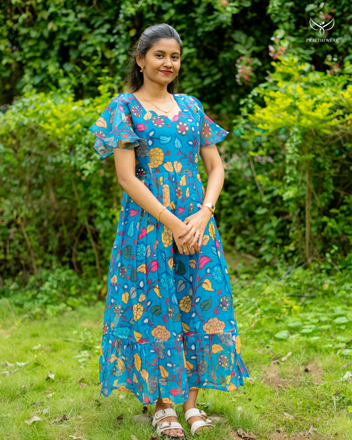 Akansha Kalamkari  Maternity Dress
