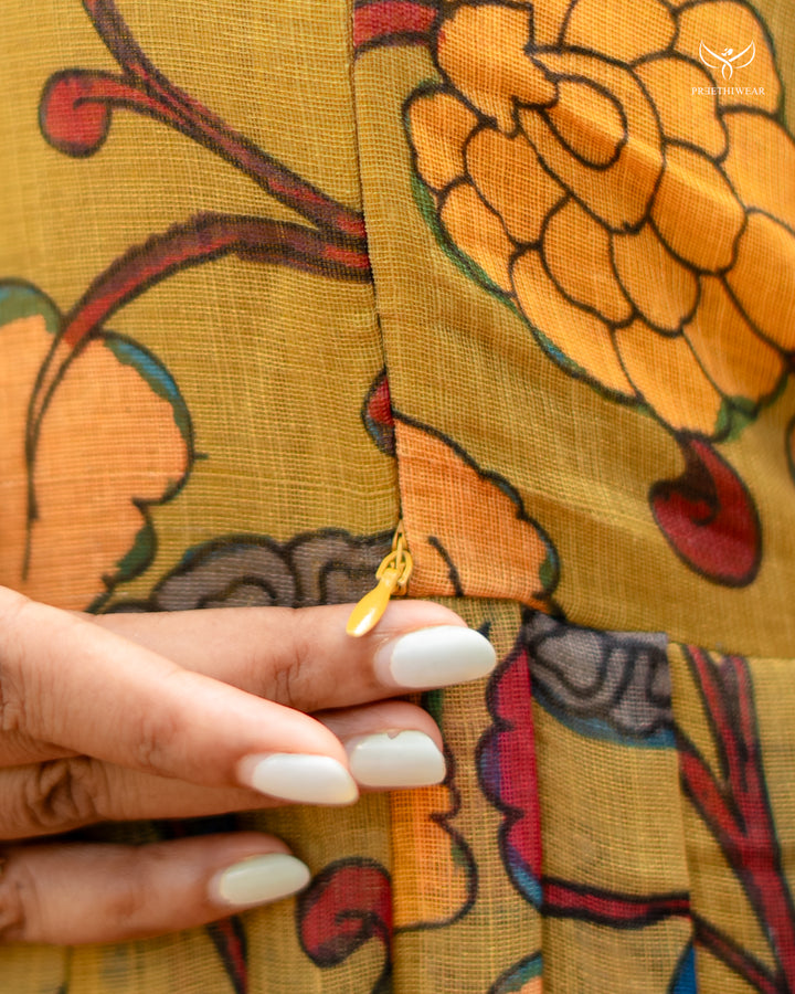 Pratiksha Kalamkari Maternity Dress