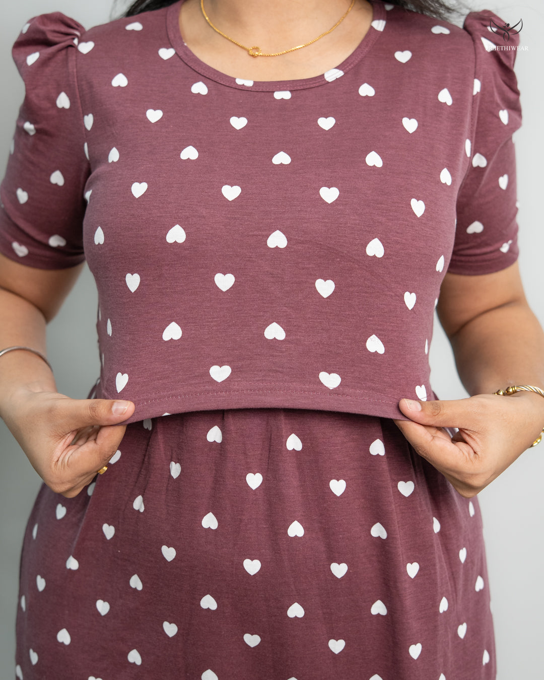 Amruta SoftCotton Full Length Maternity Loungewear