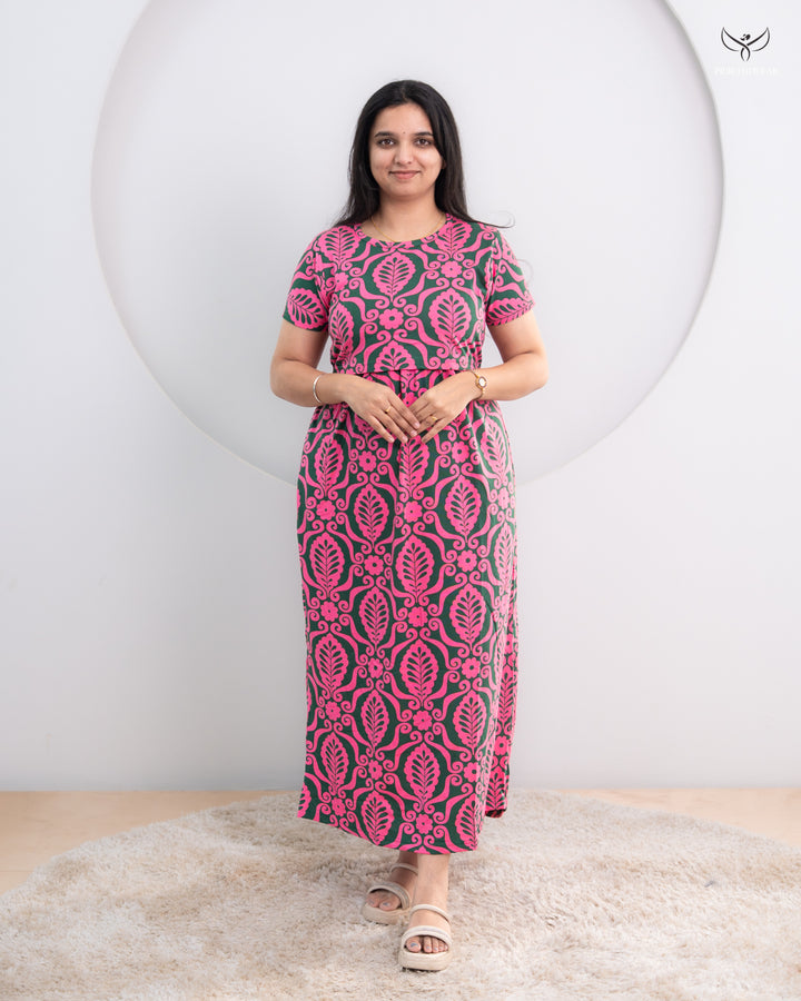 Aalia SoftCotton Full Length Maternity Loungewear