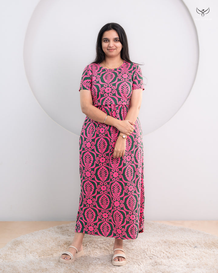 Aalia SoftCotton Full Length Maternity Loungewear
