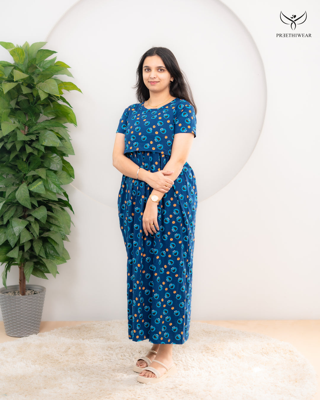 Freya Soft Cotton Full Length Maternity Loungewear