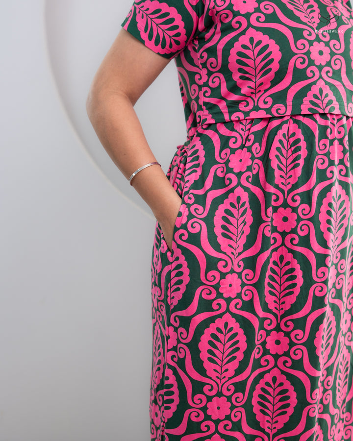 Aalia SoftCotton Full Length Maternity Loungewear