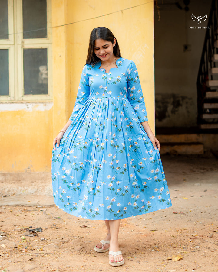 Akela Maternity Dress with center Zip