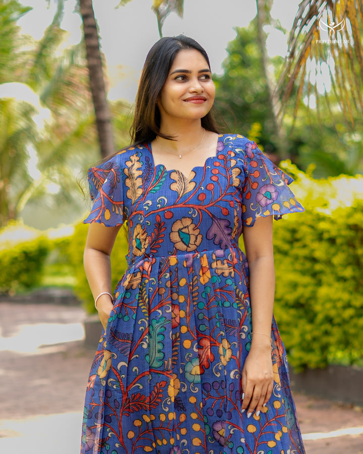 Charmi Kalamkari  Maternity Dress