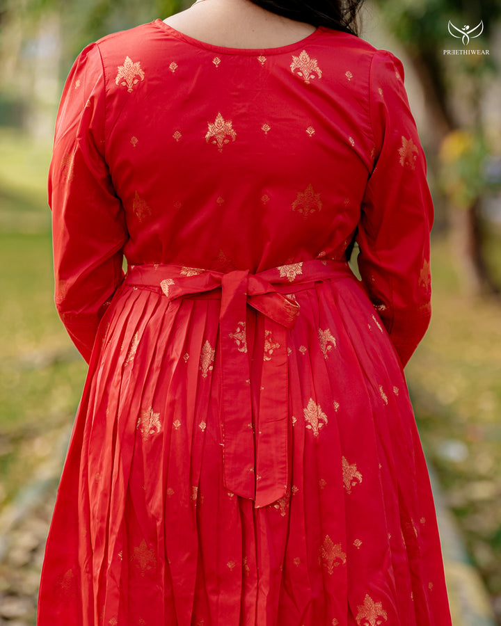 Liza  Maternity Dress with center Zip