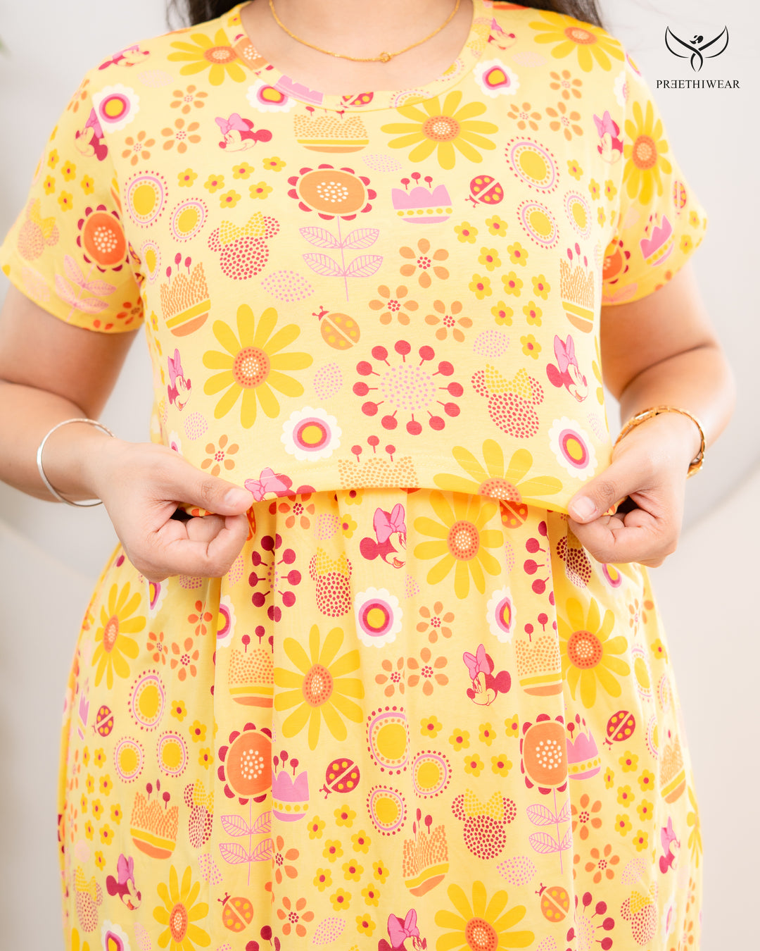 Afreena SoftCotton Full Length Maternity Loungewear