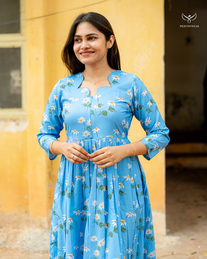 Akela Maternity Dress with center Zip