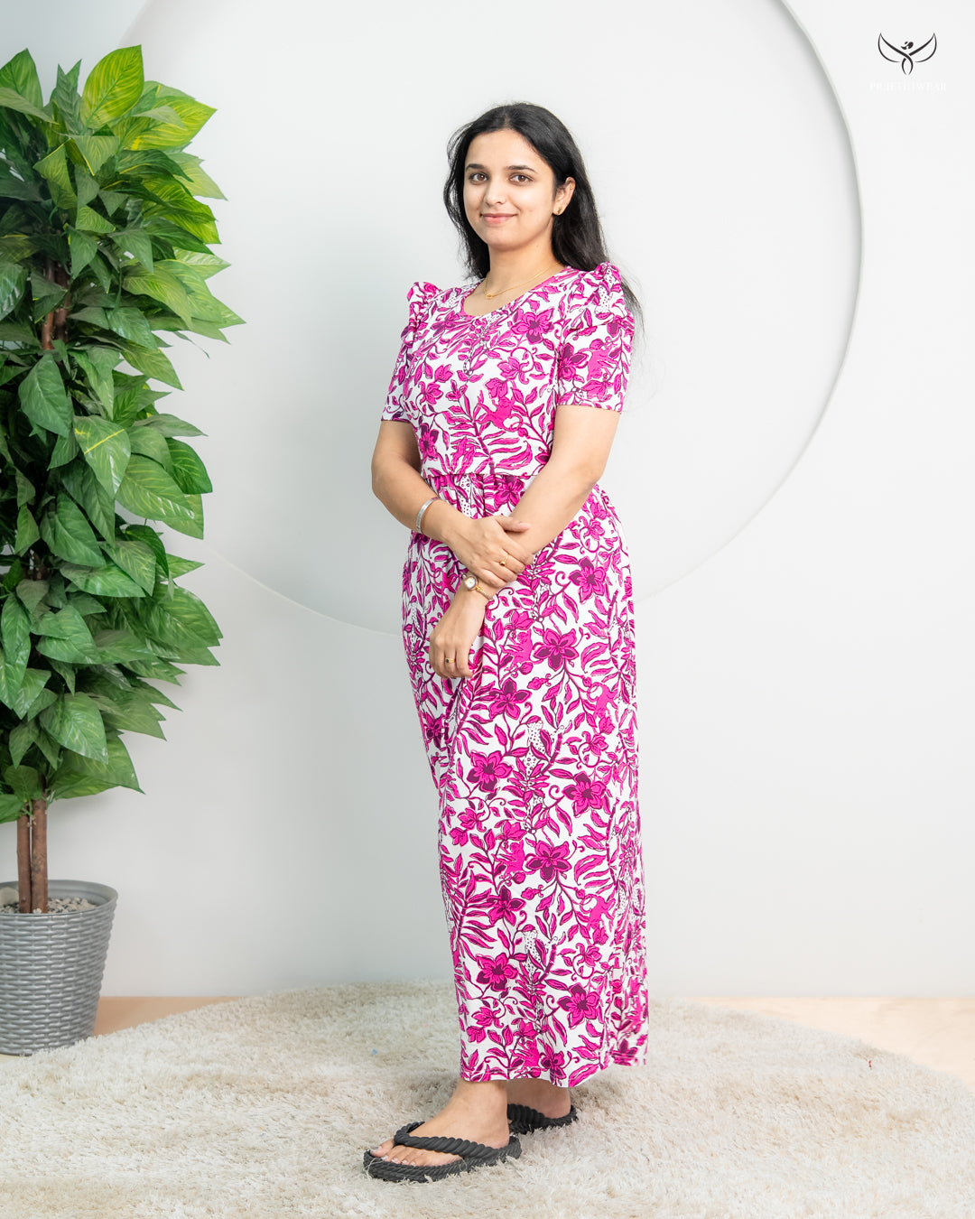 Shakthi1  SoftCotton Full Length Maternity Loungewear