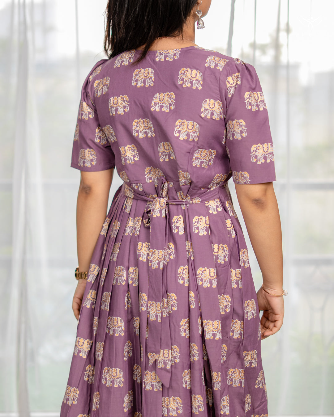 Siara Maternity Dress with center Zip