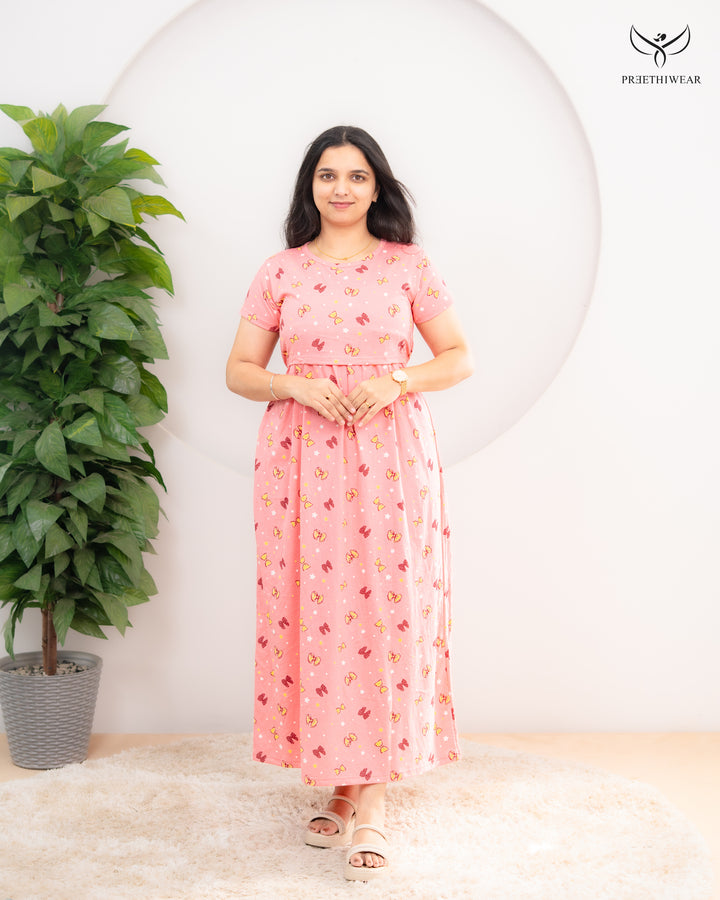 Harita Soft Cotton Full Length Maternity Loungewear
