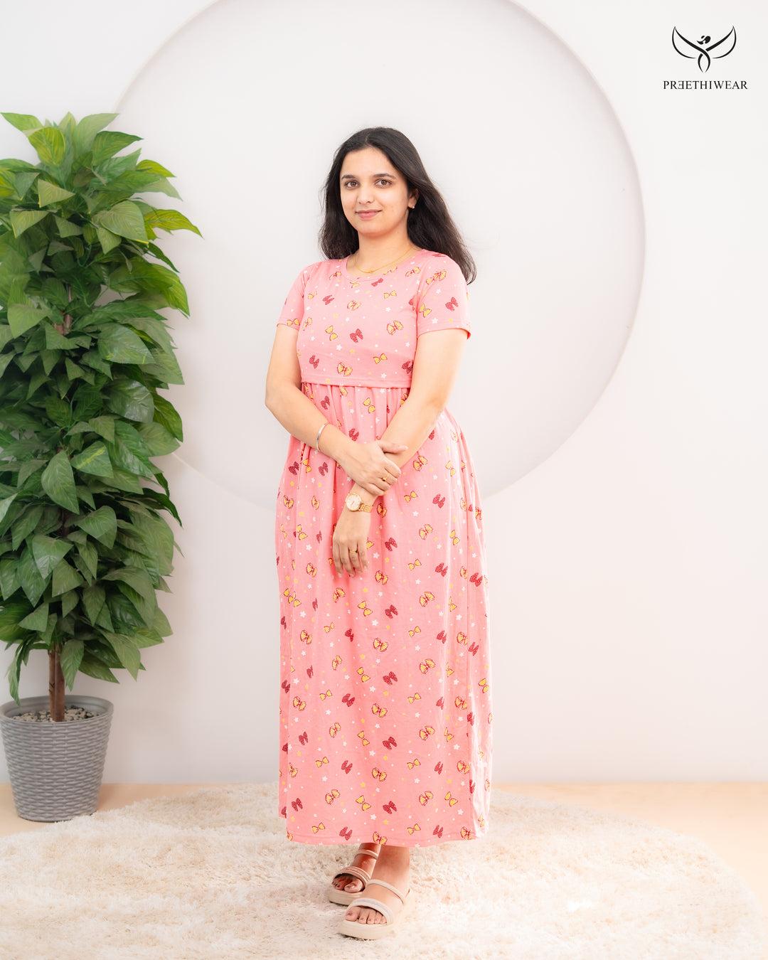 Harita Soft Cotton Full Length Maternity Loungewear