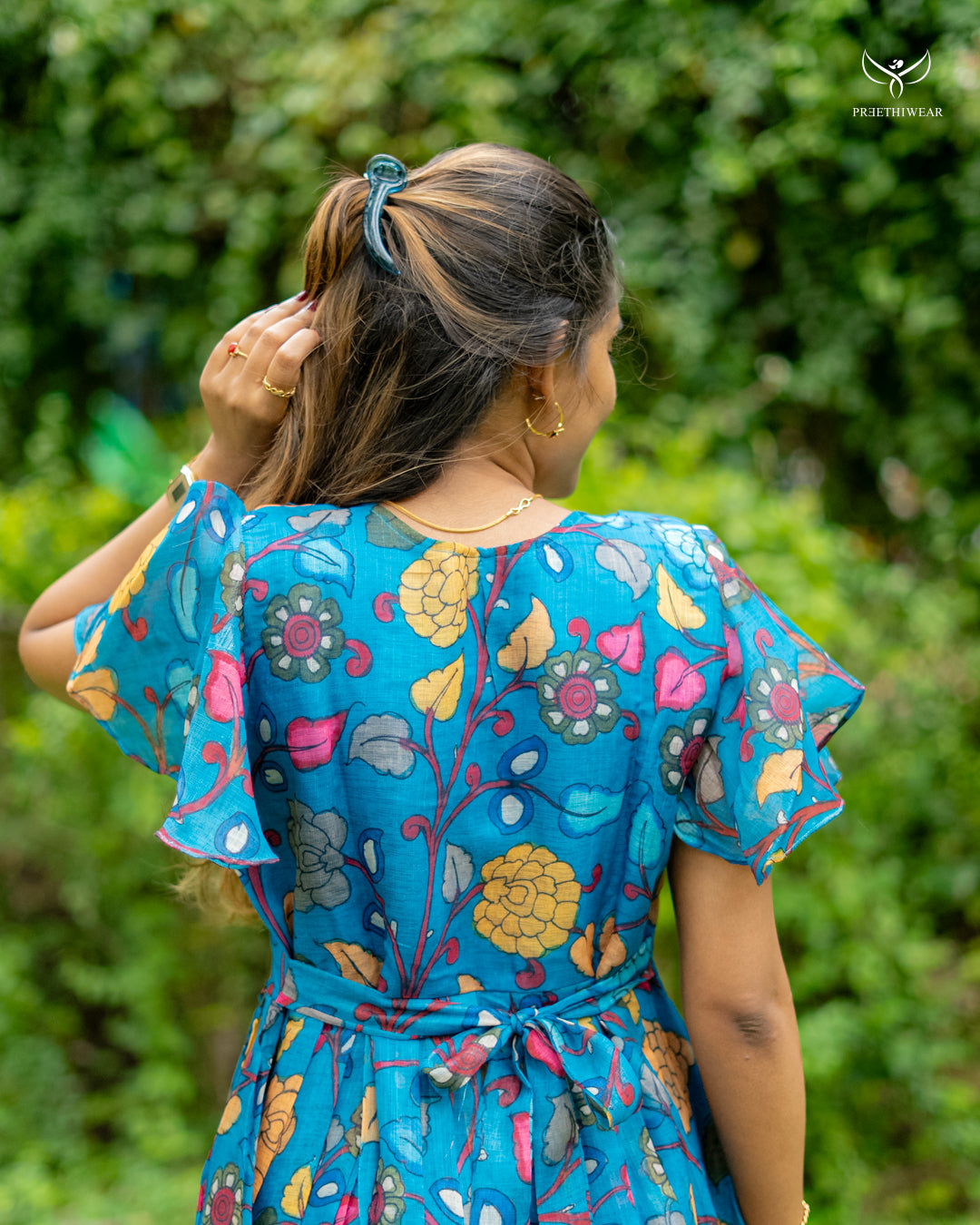 Akansha Kalamkari  Maternity Dress