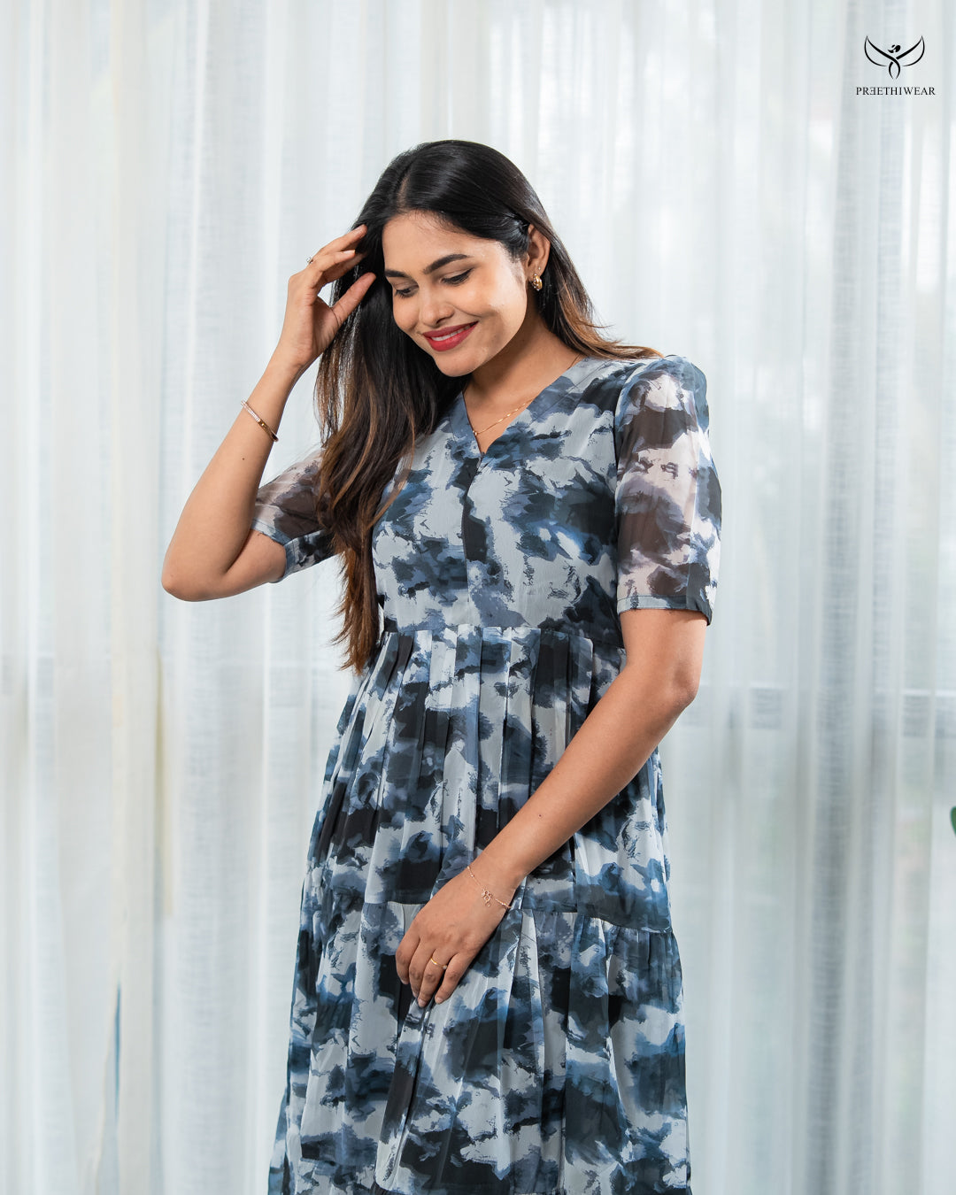 Jayathi  Maternity Dress with center Zip