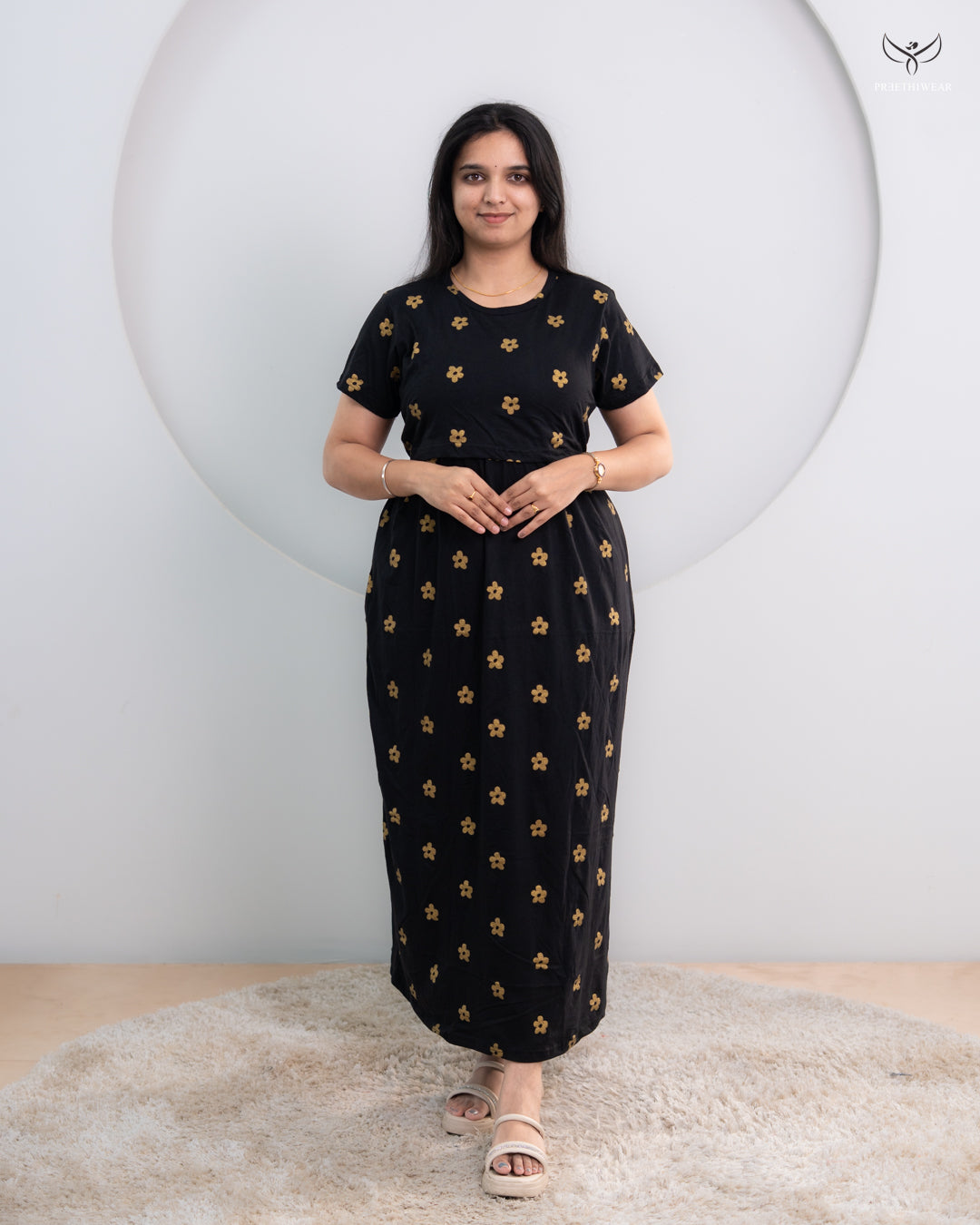 Roshni Soft Cotton Full Length Maternity Loungewear