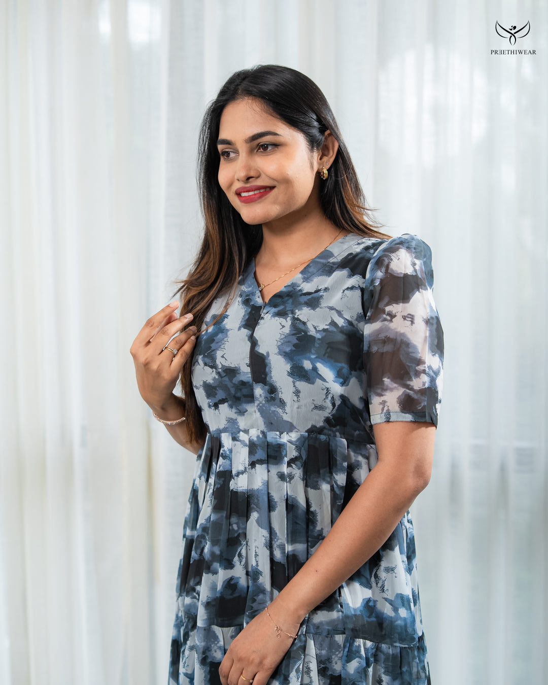 Jayathi  Maternity Dress with center Zip